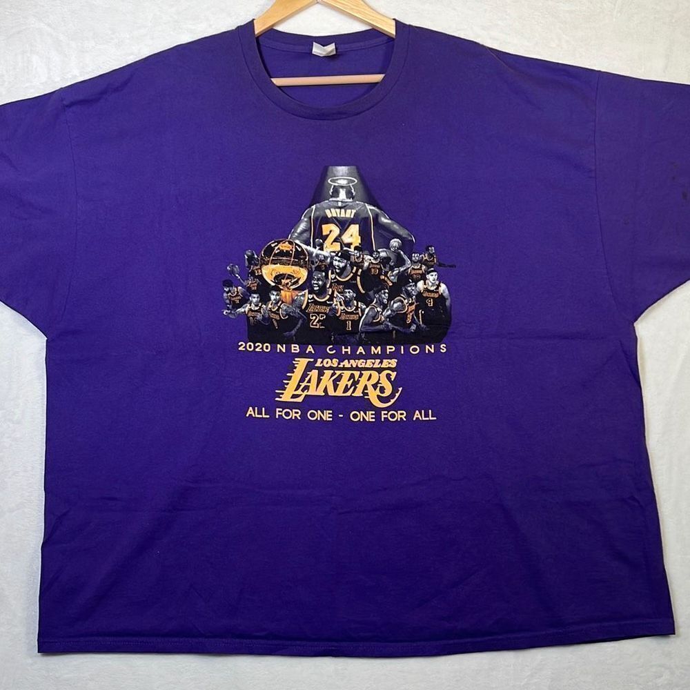 Los‎ Angeles Lakers 2020 NBA champions T-shirt- Men 4XL